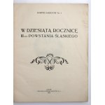 Jednodniówka, W dziesiątą rocznicę III-go Powstania Śląskiego. Wyd. Korpus Kadetów, Lwów 1931 (530)