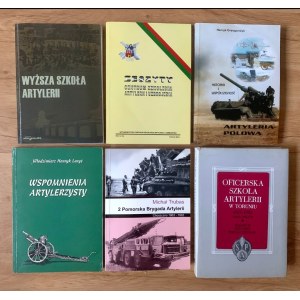 III RP, zestaw książek 6 szt. - Artyleria (601)