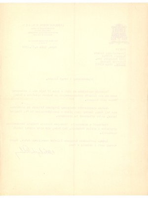 Letter sent by Cardinal Władysław Rubin to Fr. Zygmunt Pituła. Rome, 1968 (729)