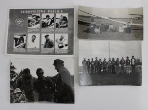 People's Republic of Poland, Gliding - Set of photographs 4 pcs. (506)