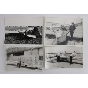 PRL, Szybownictwo - Zestaw fotografii 4 szt. (507)