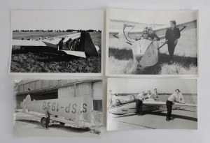 People's Republic of Poland, Gliding - Set of photographs 4 pcs. (507)