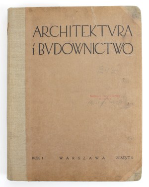Architecture and Construction. Monthly illustrated magazine, annual (491)