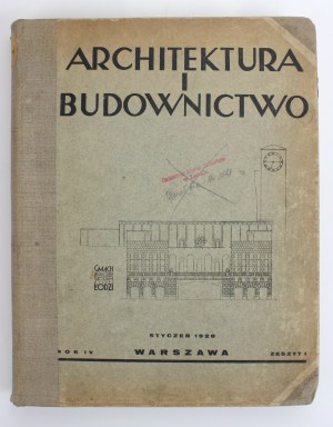 Architecture and Construction. Monthly illustrated magazine, annual (492)