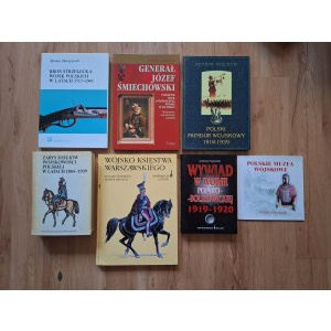 III RP, zestaw książek wojskowo - historycznych, 7 szt. (606)