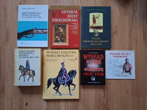 III RP, set of military-history books, 7 pcs. (606)