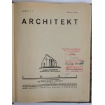Architekt. Zeszyty 1-2 z 1931 i 1932 (496)