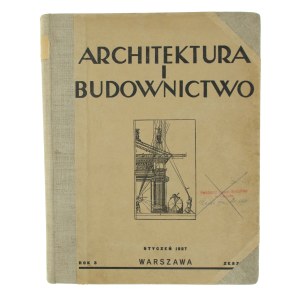Architektura i Budownictwo, Miesięcznik Ilustrowany. Rocznik 1927 (488)