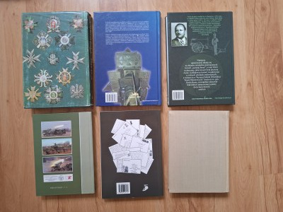 III RP, military-history book set, 6 pcs. - artillery (614)
