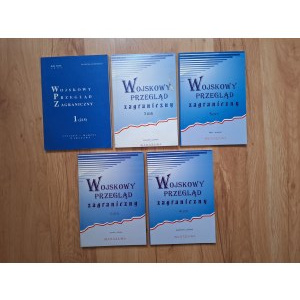 III RP, zestaw Wojskowy Przegląd Zagraniczny, 5 szt. (617)