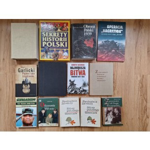 III RP, zestaw książek historyczno-wojskowych 13 szt. (597)