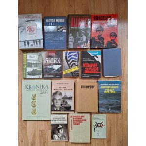 III RP, zestaw książek historyczno-wojskowych 16 szt. (596)