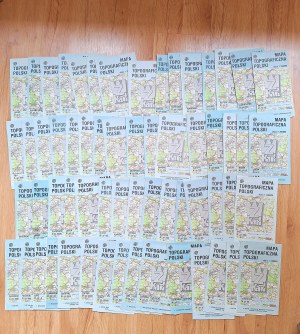 Topographical Map of Poland, set of 61 pcs. (594)