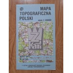 Mapa Topograficzna Polski, zestaw 61 szt. (594)