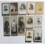 KOLAŻ Zestaw 27 fotografii należących do rodziny Szczepańskich Nowatorskich z miejscowości Dukla, Równe, Bóbrka (896)