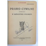 Prawo cywilne obowiązujące w Królestwie Polskiem. Wyd. Towarzystwa Prawniczego w Warszawie (925)