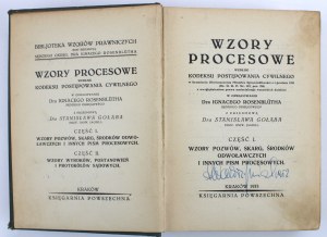 Trial patterns according to the Code of Civil Procedure as amended by the Decree of the Minister of Justice of December 1, 1932 (928).