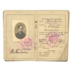 II RP, Książeczka harcerska ZHP, Łódź 1920 r. (216)
