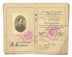 II RP, ZHP scout booklet, Lodz 1920. (216)