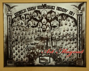 Konin, tableau promotion of Infantry NCO School No. 1, 1938 (714a)