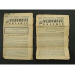 Prasa konspiracyjna - Wiadomości Polskie, 1942 r., 6 numerów (994)