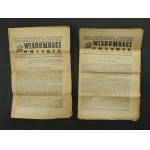 Prasa konspiracyjna - Wiadomości Polskie, 1942 r., 6 numerów (994)