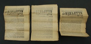 Underground press - Information Bulletin, 11 issues, 1942 (995)