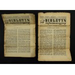 Prasa konspiracyjna - Biuletyn Informacyjny, 11 numerów, 1942r (995)