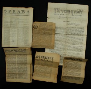 Conspiratorial press - various titles, 6 issues 1941/42 (998)