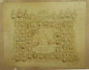 Warsaw tableau - University of Warsaw, students of the Fourth Faculty of Law course, 19th century (999)