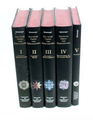 Nimmergut, J. - Deutsche Orden und Ehrenzeichen bis 1945. 5 volumes (721a)
