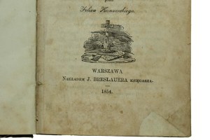 Chassay F., A Christian considered from a worldly position, Warsaw, 1854(867)
