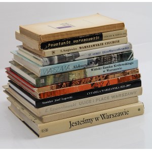 Zestaw 11 szt. książek poświęconych Warszawie (979)