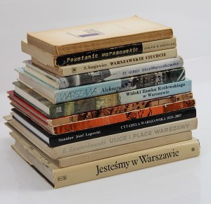 Set of 11 books dedicated to Warsaw (979)
