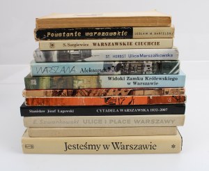Set of 11 books dedicated to Warsaw (979)