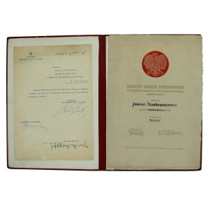 Marszałek Sejmu - Mianowanie i nagroda profesora Jana Dembowskiego, 1955 (881)