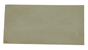 Label of an old copy of Józef Brandt's painting 