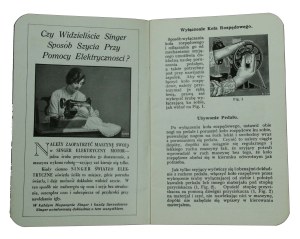 Singer, sewing machine manual in Polish, 1928r (885)