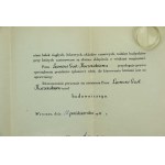 Dokument Ministerstwo Robót Publicznych Warszawa, 1931 (888)