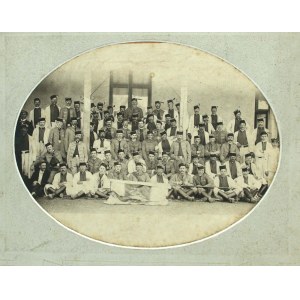 Fotografia Oddział Sokoła ze sztandarem, 1898 (872)