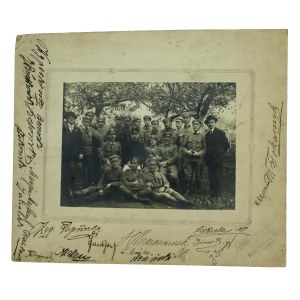 Opoczno, oddział milicji miejskiej wraz z burmistrzem, 1916 r. (874)