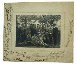 Opoczno, a detachment of city militia with the mayor, 1916. (874)