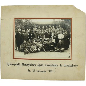 Częstochowa, fotografia, Ogólnopolski Motocyklowy Zjazd Gwiaździsty, 1935 (877)