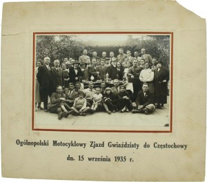 Czestochowa, photograph, All-Polish Motorcycle Star Rally, 1935 (877)