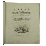 Jean Gaspard Lavater - Essai sur la physiognomonie destine a faire connoitre el'homme a le faire aimer, 1781 (802)
