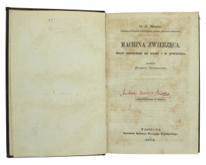 Marey, E. J. - Animal machinery, portable motion on the ground and in the air. Warsaw 1874r (804)