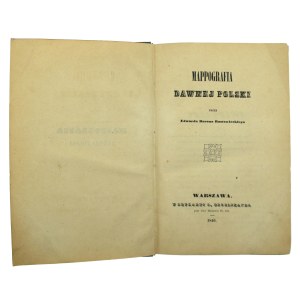 Edward baron Rastawiecki - Mappografia Dawnej Polski. Warszawa 1846(805)