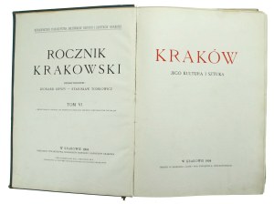 Kraków Yearbook. Volume IV. Cracow, its culture and art, Cracow, 1904r (807)