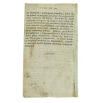 Spitznagel, Alexander - Rzecz o urzędzie sądowym pocz. XIX w. (814)