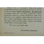 Odezwa. Wezwanie do wstępowania w szeregi Gwardyi Narodowej. Lwów, 11 lipca 1848 (845)